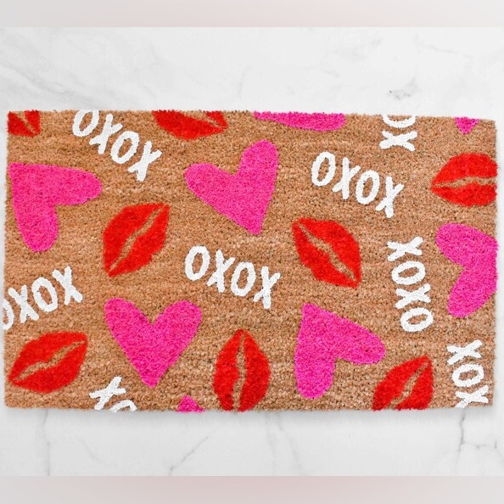 Heart doormat